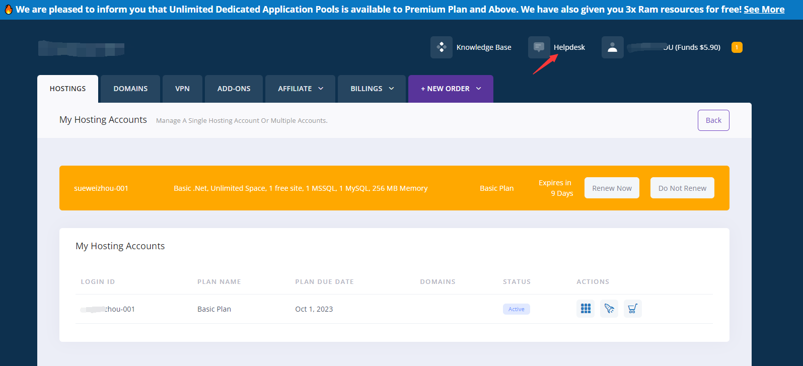 How to create tickets myasp net