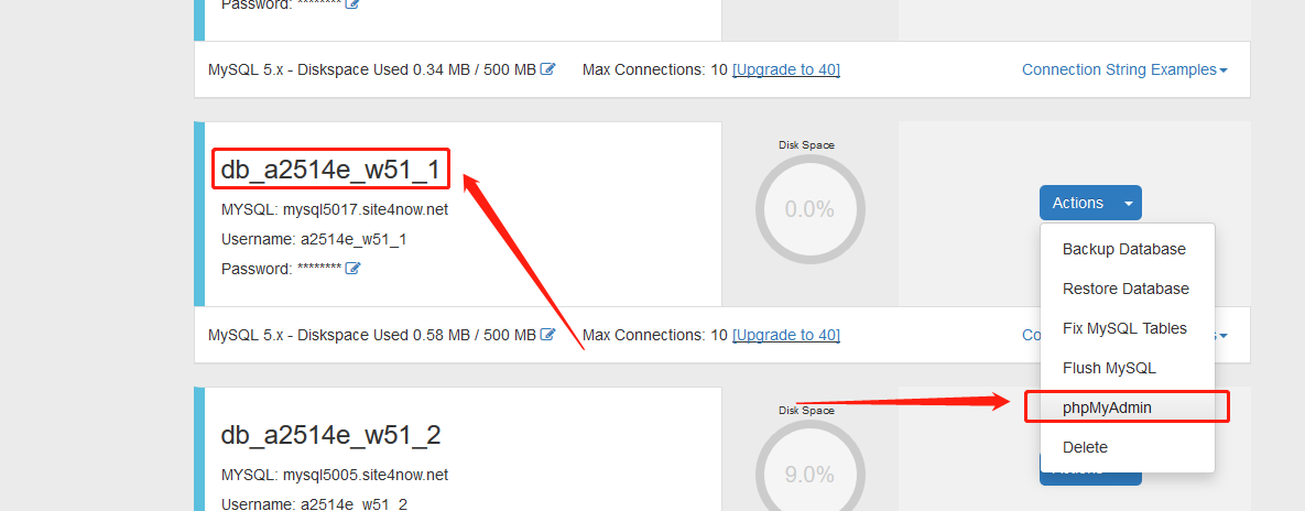 change password phpmyadmin